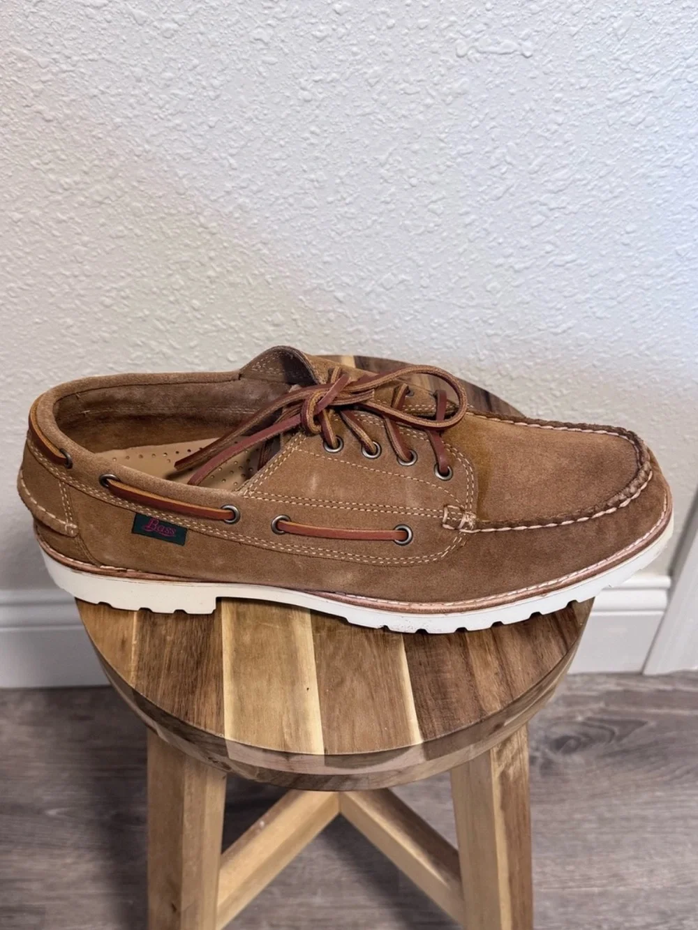 G.H. Bass Ranger Camp Moc Suede Brown Shoes Men’s Size 12 New In Box NIB